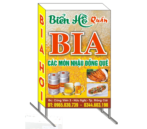 Biển Hộp Đèn – Bia Hơi Biển Hồ