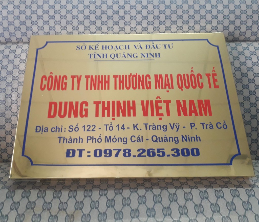 Biển Đồng Công Ty Dung Thịnh Việt Nam